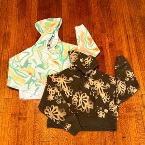 Twofer of Wild Fable cropped hoodie sweatshirts